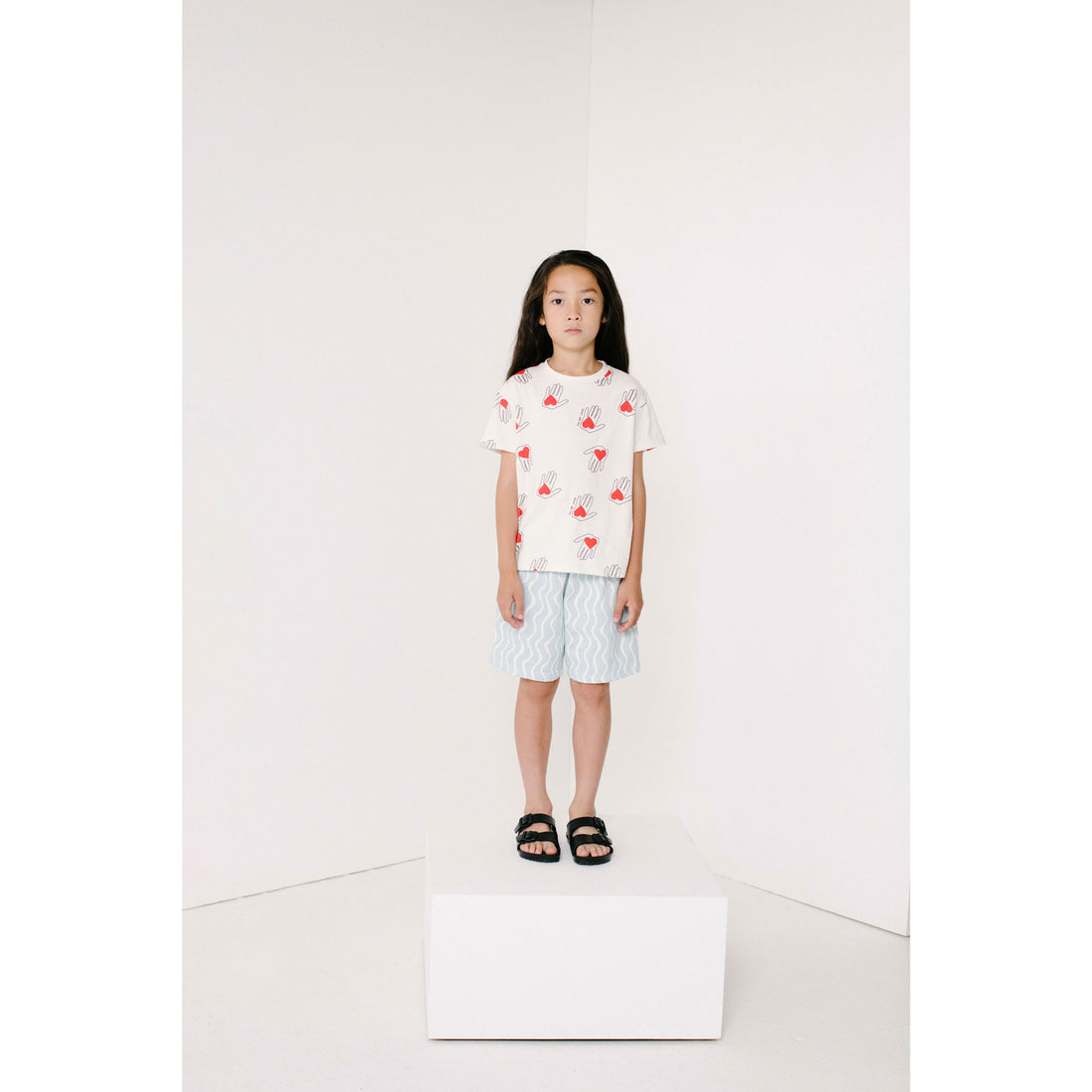 Beau Loves Natural Hold My Heart Print T-Shirt