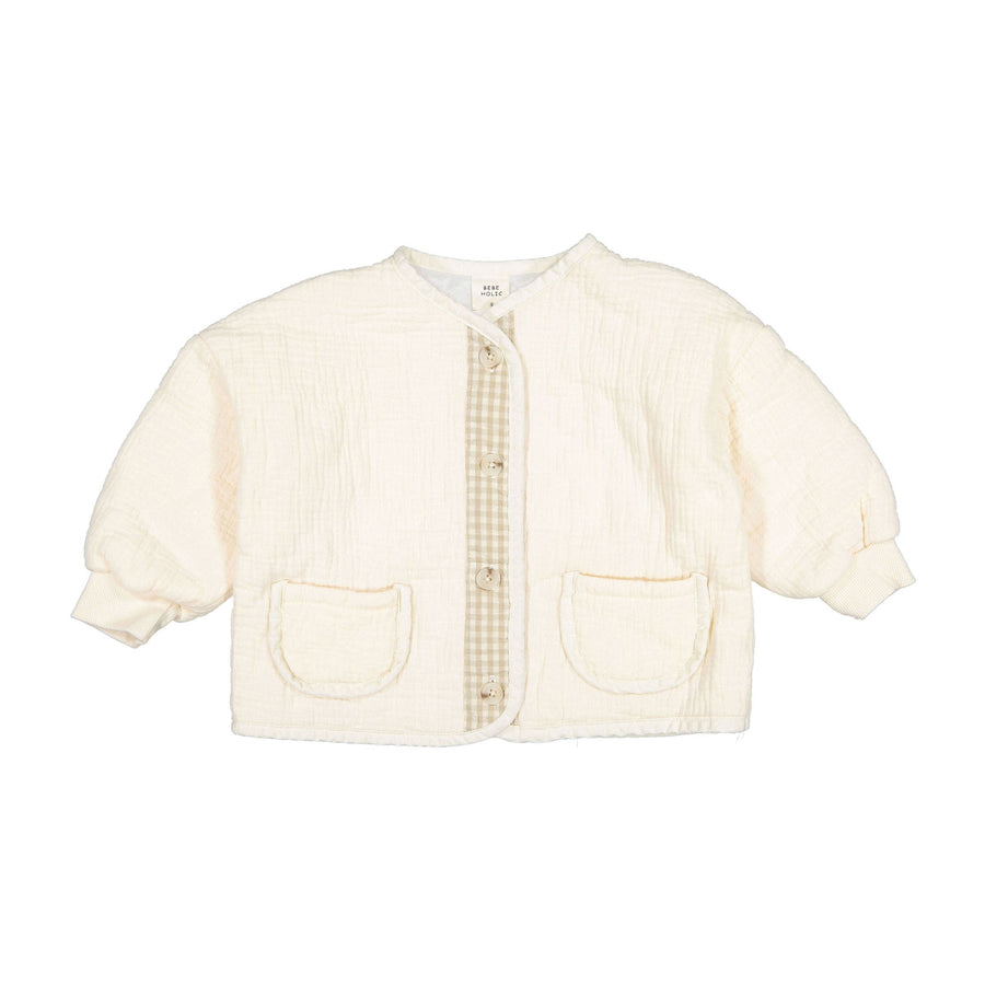 Bebe Holic Outerwear Bebe Holic Cream Bibi Jacket