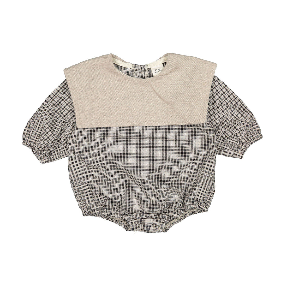 Bebe Holic rompers Bebe Holic Brown Modern Collar Romper