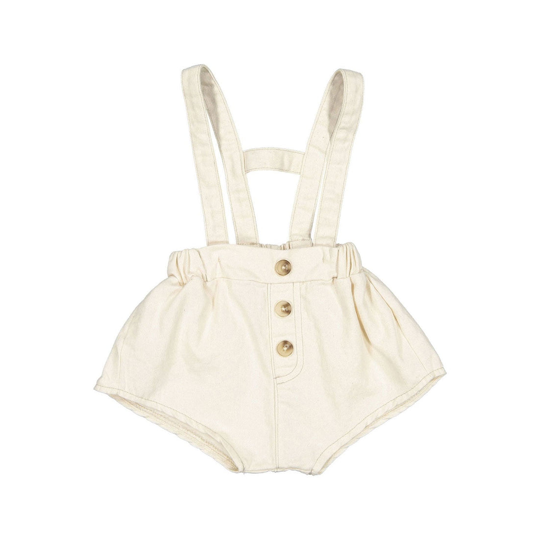 Bebe Holic rompers Bebe Holic Cream Chi Chi Dungarees