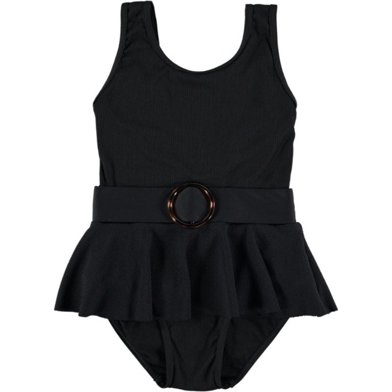 Belle Chiara swim Belle Chiara Black Belted Swimsuit
