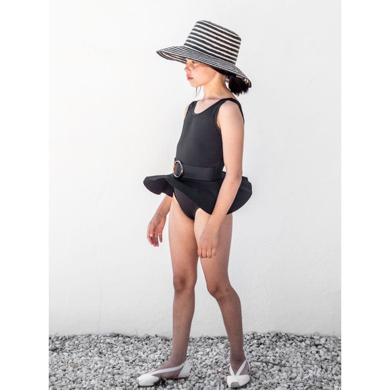 Belle Chiara swim Belle Chiara Black Belted Swimsuit