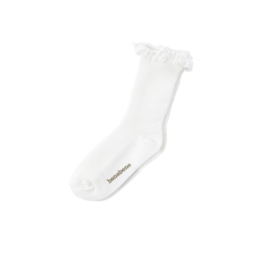 Bene Bene accessories Bene Bene Ivory New Lace Socks
