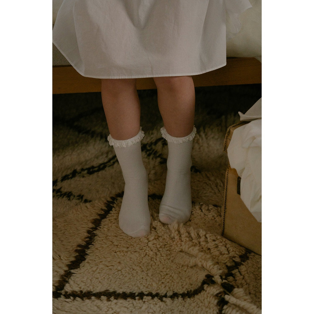 Bene Bene accessories Bene Bene Ivory New Lace Socks