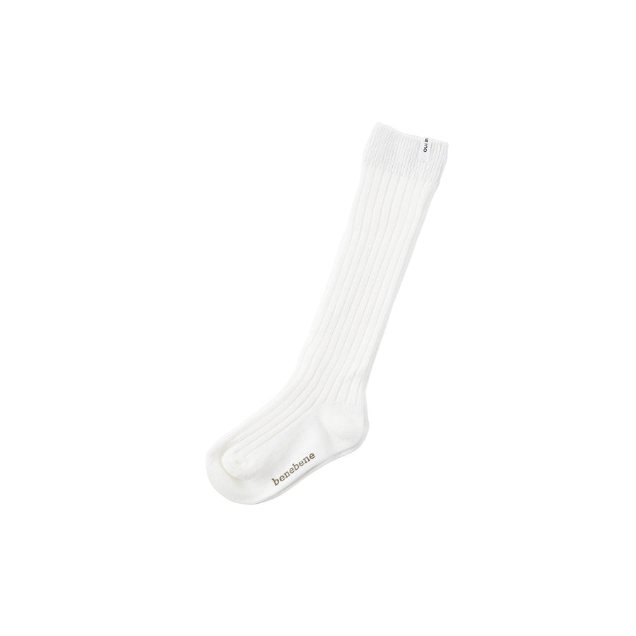 Bene Bene accessories Bene Bene Ivory Oui Long Ribbed Socks