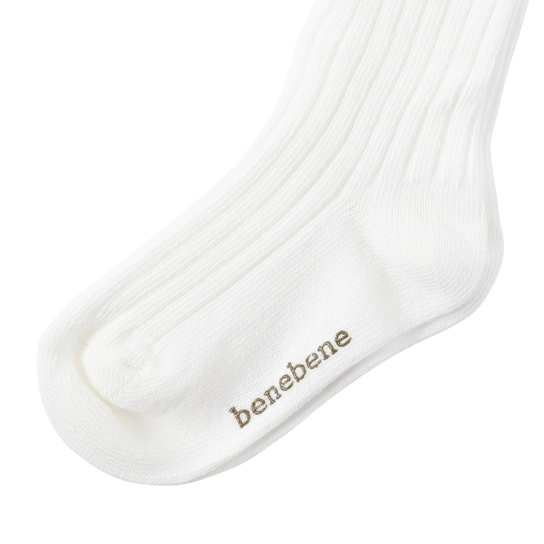 Bene Bene accessories Bene Bene Ivory Oui Long Ribbed Socks