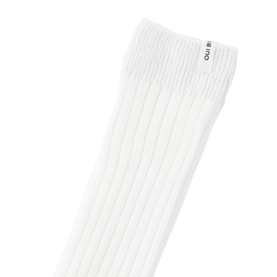 Bene Bene accessories Bene Bene Ivory Oui Long Ribbed Socks