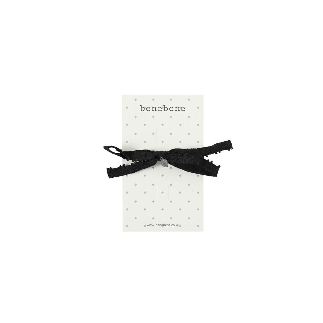 Bene Bene accessories OS Bene Bene Black Petit Pika Ribbon Pin