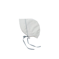 Bene Bene accessories OS Bene Bene Grayish Blue Tender Stripe Bonnet