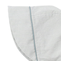 Bene Bene accessories OS Bene Bene Grayish Blue Tender Stripe Bonnet