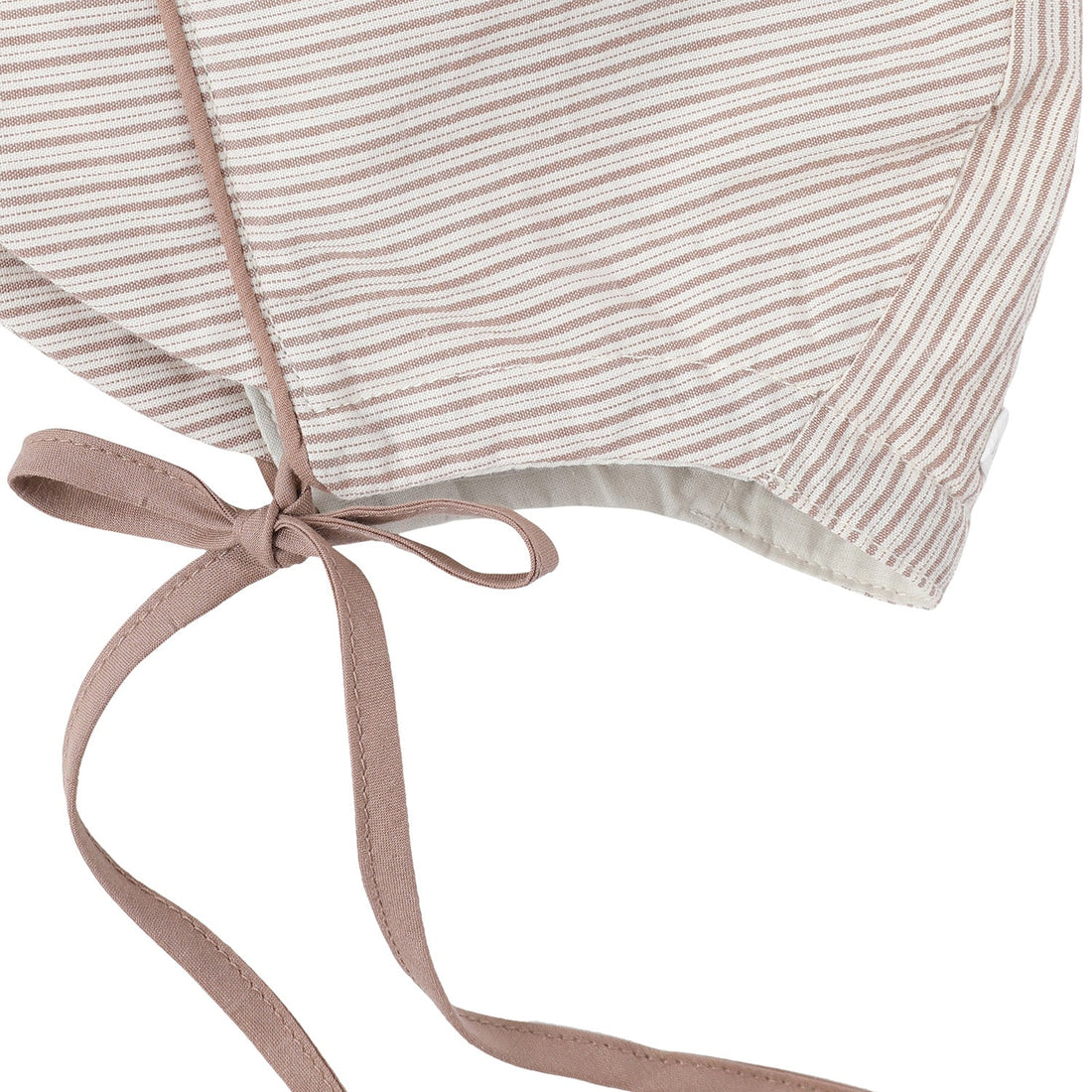 Bene Bene accessories OS Bene Bene Light Brick Tender Stripe Bonnet