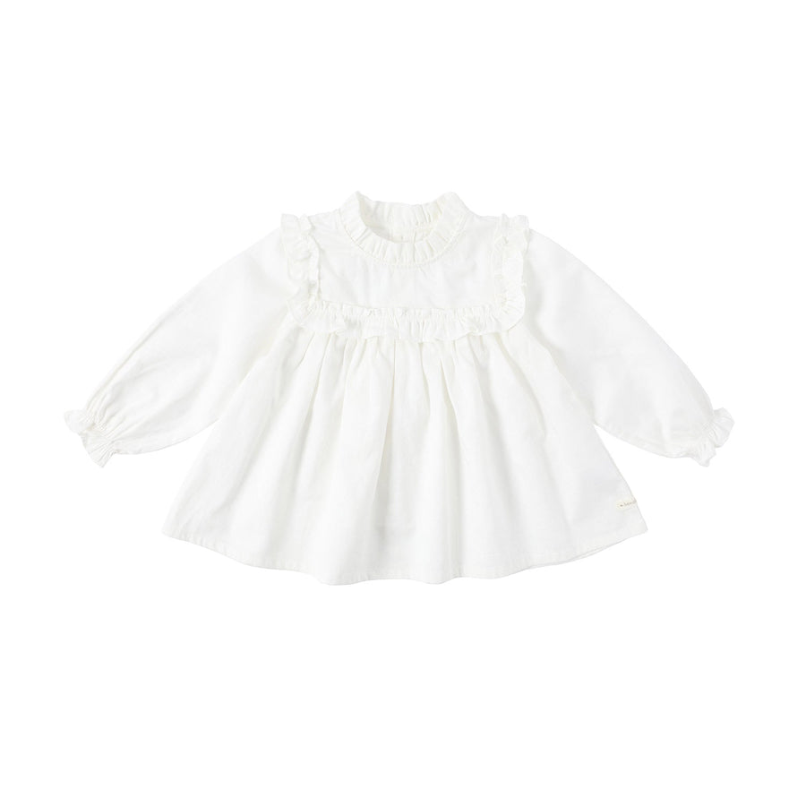 Bene Bene blouses Bene Bene Ivory Pure Frill Blouse