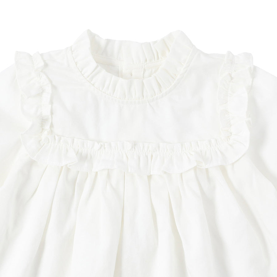 Bene Bene blouses Bene Bene Ivory Pure Frill Blouse