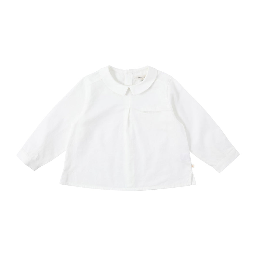 Bene Bene blouses Bene Bene Ivory Pure Slit Shirt