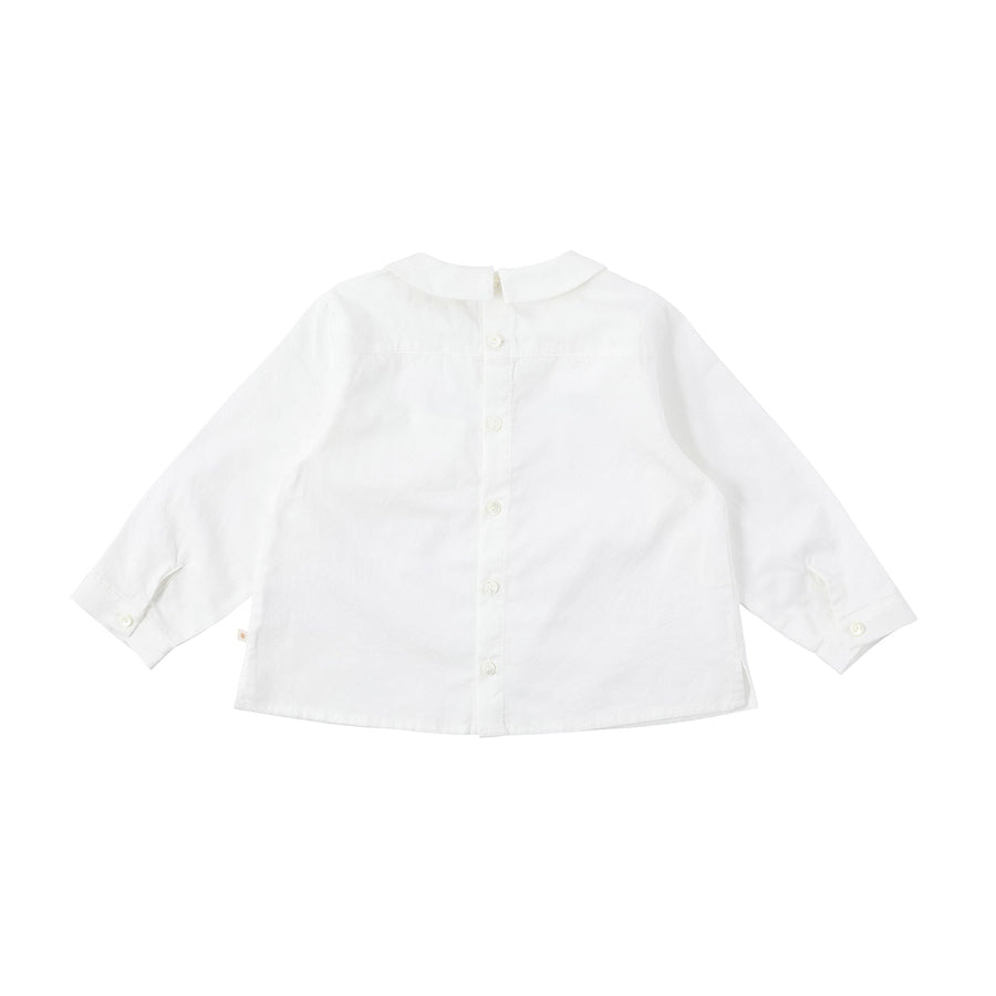 Bene Bene blouses Bene Bene Ivory Pure Slit Shirt