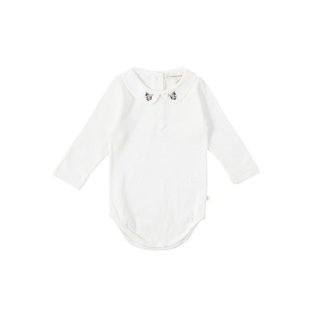 Bene Bene bodysuits Bene Bene Ivory Baby Wheatflower Stitch Bodysuit