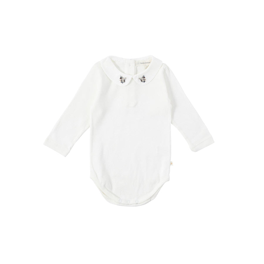 Bene Bene bodysuits Bene Bene Ivory Baby Wheatflower Stitch Bodysuit
