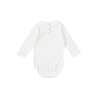 Bene Bene bodysuits Bene Bene Ivory Baby Wheatflower Stitch Bodysuit