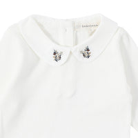 Bene Bene bodysuits Bene Bene Ivory Baby Wheatflower Stitch Bodysuit