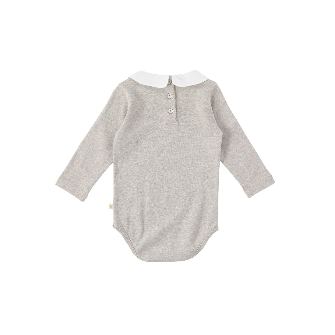Bene Bene bodysuits Bene Bene Oatmeal Baby Wheatflower Stitch Bodysuit