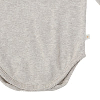 Bene Bene bodysuits Bene Bene Oatmeal Baby Wheatflower Stitch Bodysuit
