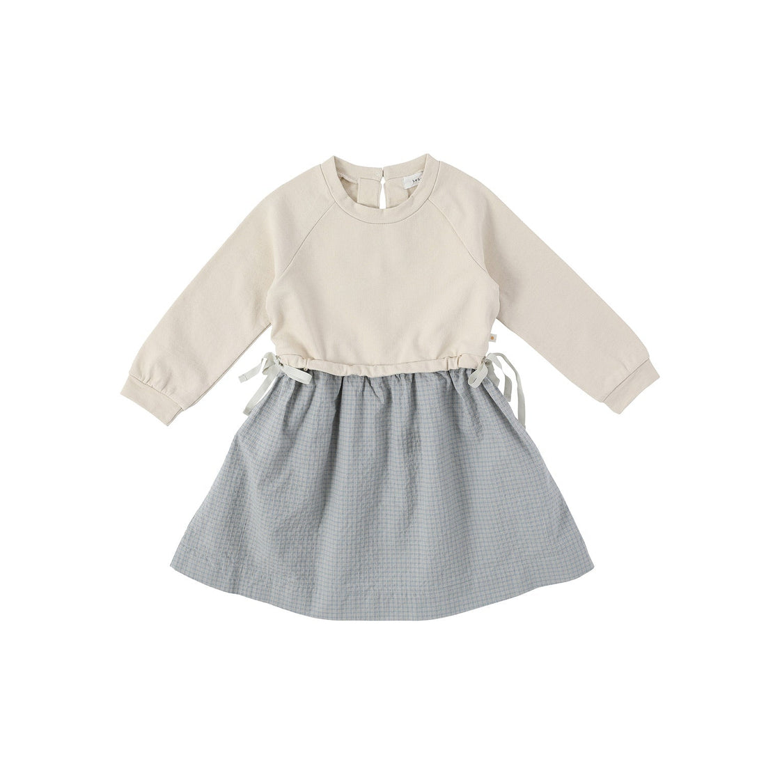 Bene Bene dresses Bene Bene Beige Lullaby Check Dress