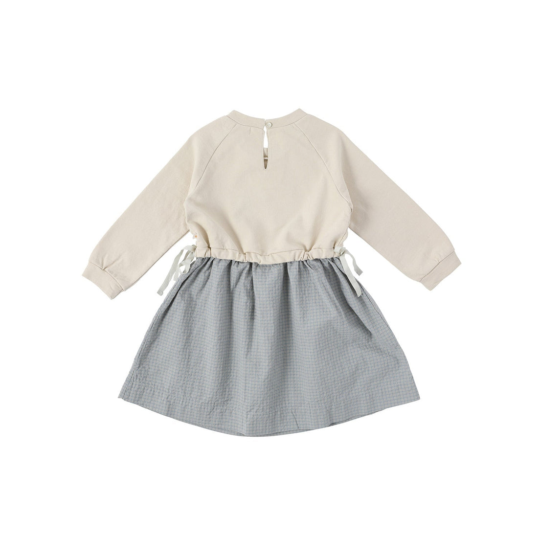 Bene Bene dresses Bene Bene Beige Lullaby Check Dress