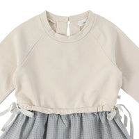 Bene Bene dresses Bene Bene Beige Lullaby Check Dress