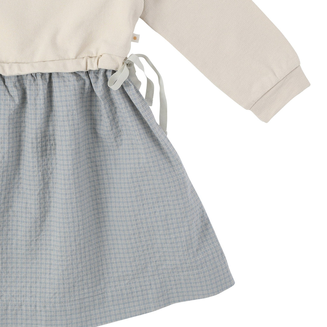 Bene Bene dresses Bene Bene Beige Lullaby Check Dress