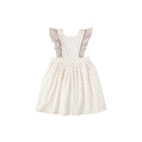 Bene Bene dresses Bene Bene Brick Rael Frill Apron Dress