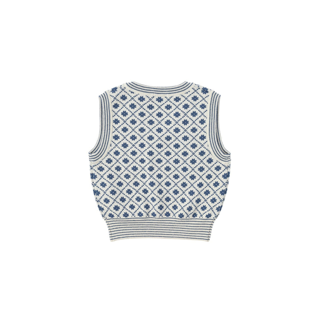 Bene Bene knitwear Bene Bene Blue Olivier Knit Vest