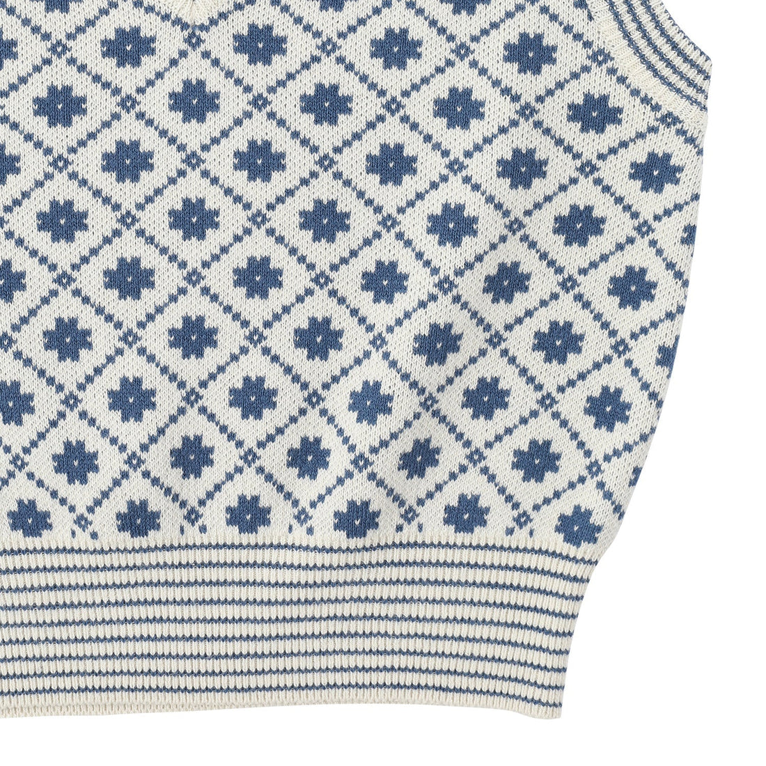 Bene Bene knitwear Bene Bene Blue Olivier Knit Vest