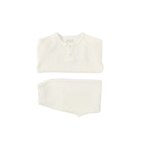 Bene Bene knitwear Bene Bene Butter Comfy Waffle Twinset