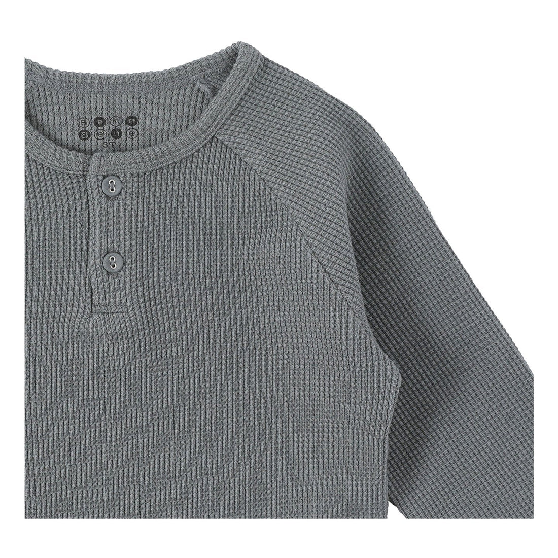 Bene Bene knitwear Bene Bene Greenish Grey Comfy Waffle Twinset