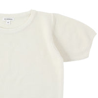 Bene Bene knitwear Bene Bene Lemon Ecru Thin Waffle Knit Top