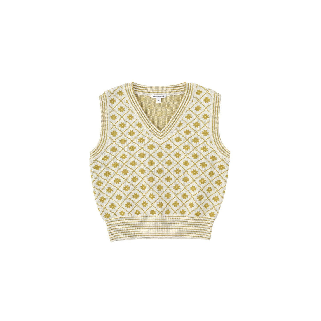 Bene Bene knitwear Bene Bene Olive Olivier Knit Vest