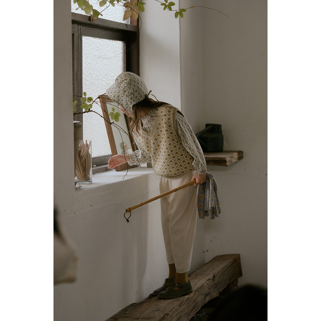 Bene Bene knitwear Bene Bene Olive Olivier Knit Vest