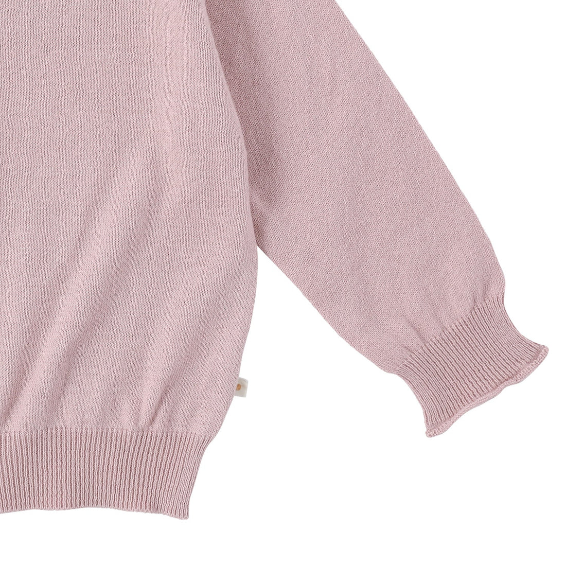 Bene Bene knitwear Bene Bene Pink Cotton Curly Knit Cardigan