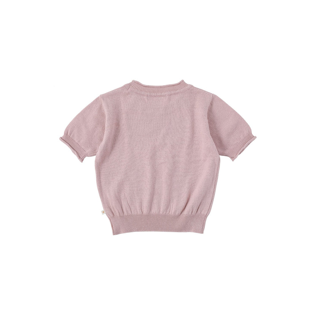 Bene Bene knitwear Bene Bene Pink Cotton Curly Knit Top
