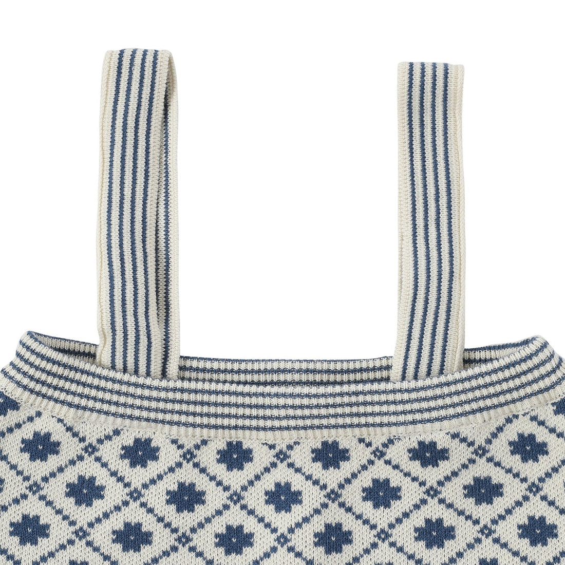 Bene Bene rompers Bene Bene Blue Baby Olivier Knit Bloomer