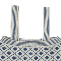 Bene Bene rompers Bene Bene Blue Baby Olivier Knit Bloomer