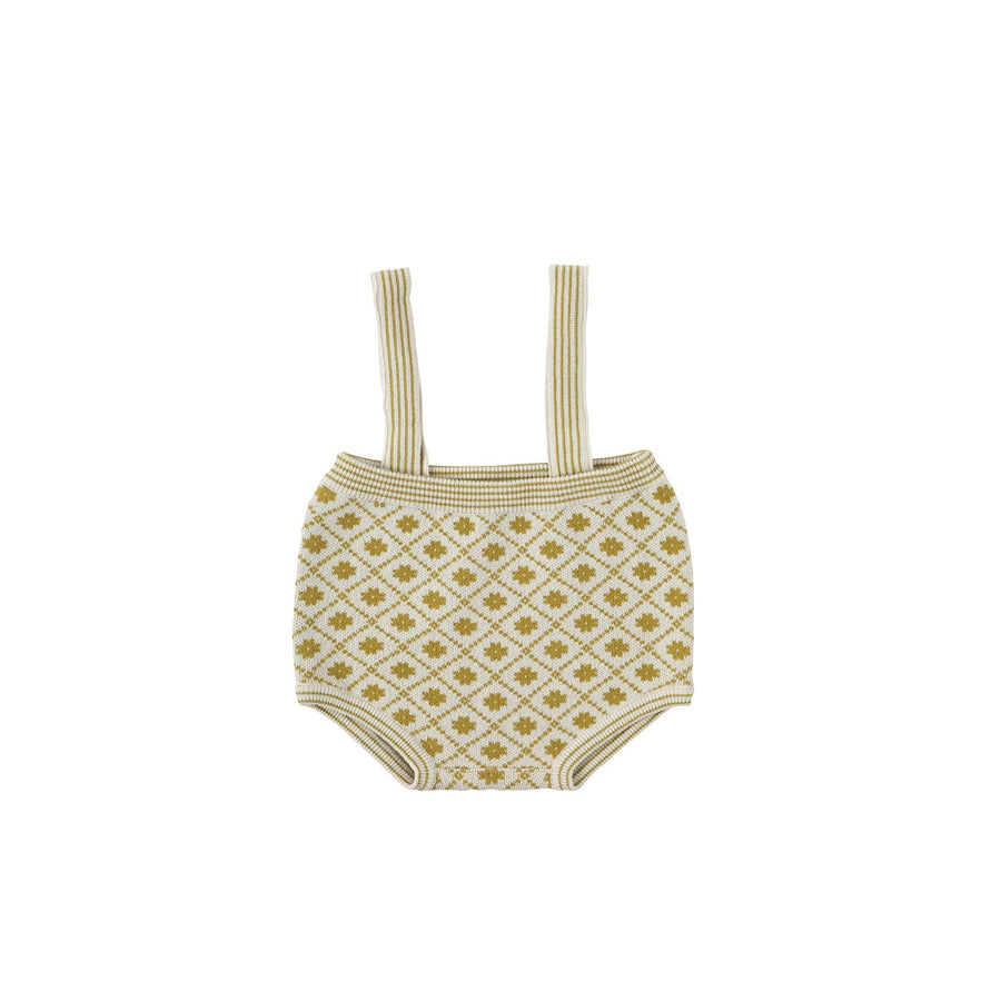 Bene Bene rompers Bene Bene Olive Baby Olivier Knit Bloomer