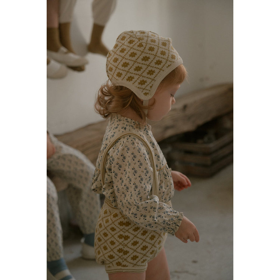 Bene Bene rompers Bene Bene Olive Baby Olivier Knit Bloomer