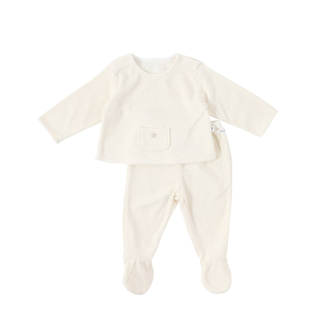 Bene Bene sets Bene Bene Cream Baby Terry Newborn Twinset