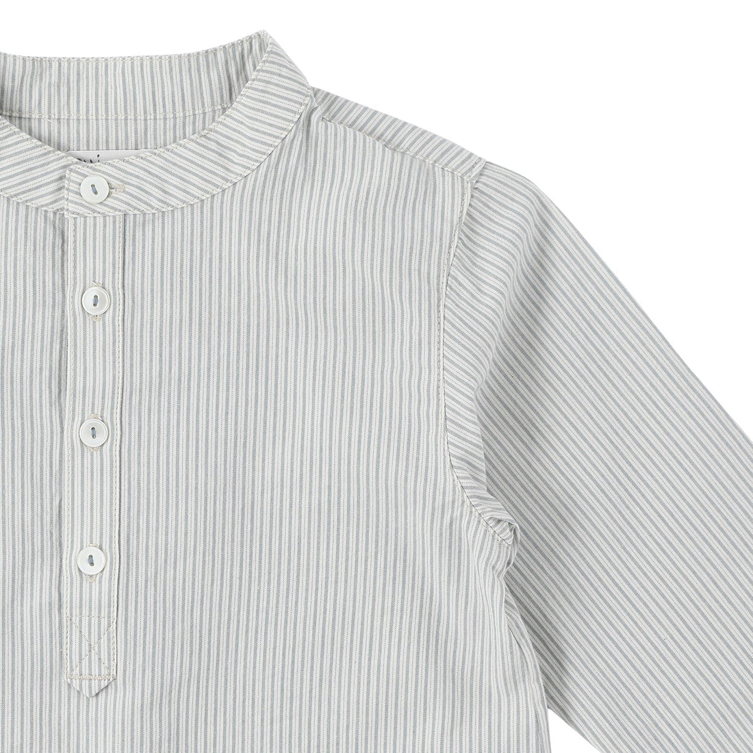 Bene Bene shirts Bene Bene Grayish Blue Tender Stripe Shirt