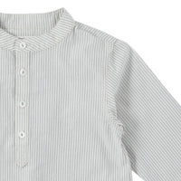 Bene Bene shirts Bene Bene Grayish Blue Tender Stripe Shirt