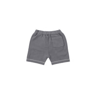 Bene Bene Shorts Bene Bene Grayish Blue Rugby Knit Half Pants
