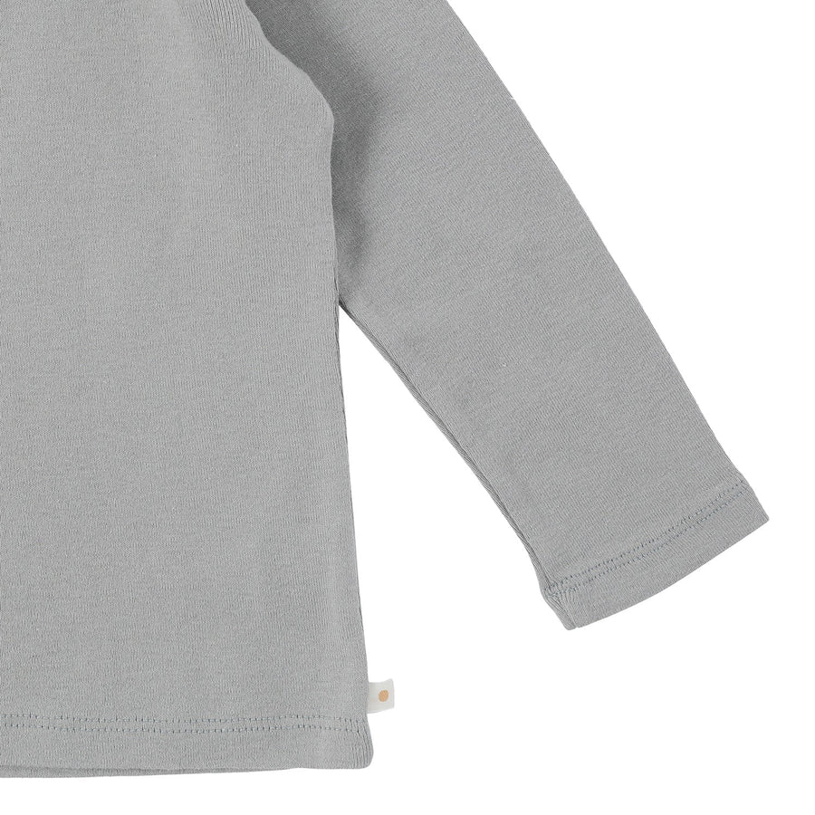 Bene Bene tees Bene Bene Grayish Green Wheatflower Stitch Tee