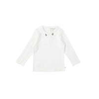 Bene Bene tees Bene Bene Ivory Wheatflower Stitch Tee
