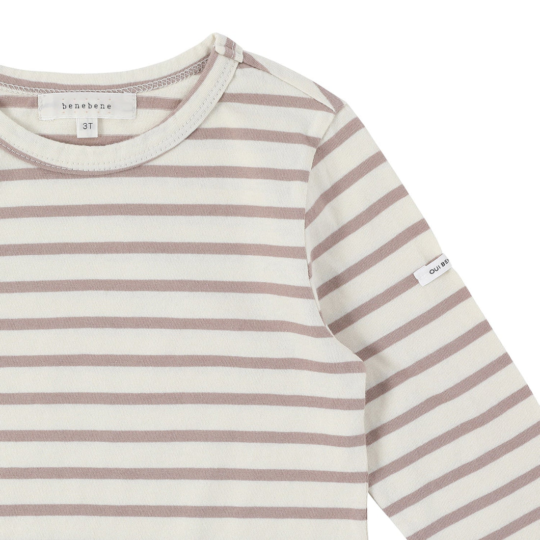 Bene Bene tees Bene Bene Lavender Mild Stripe Tee